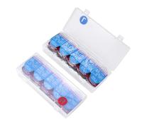 MUSHENJI 2 Pack Contact Lens Organizer Case, Each Hold 15 PCS, Total Hold 30 PCS, Disposable Daily Colored Lenses Portable Storage Box with Labeled R&L for All Brand Cosmetic Contact Lens