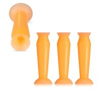 MUSHENJI MSJ 3 Packs Scleral Lens Inserter with Suction Cups on the Bottom, Ventless Hard Contact Lens Plunger, Insertion Applicator Tool for Hard/RGP Lens