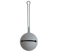 Mushie Dummy Holder Pacifier Case Storage with Strap | Fit up to 3 Dummies | Made of non-toxic Food Grade Silicone | Dishwasher Safe for Easy Cleaning | Suitable for all Pacifiers (Stone)