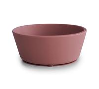 Mushie Silicone Suction Bowl, Non-Slip Suction Bowl for Babies & Toddlers, Material: Food Grade Silicone, Dishwasher & Microwave Safe (Woodchuck)