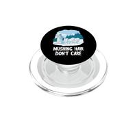 Mushing Hair Alaska Sled Dog Team Husky Dog Sledder Sled Dog PopSockets PopGrip for MagSafe