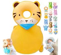 Mushplushies Head Protector, Adjustable Baby Head Protection Backpack, Mush Plush Head Protection Backpack, Mushplushies Backpack, Head Protection Pillow for Walking Crawling (Cute Tiger)