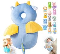 Mushplushies Head Protector, Adjustable Baby Head Protection Backpack, Mush Plush Head Protection Backpack, Mushplushies Backpack, Head Protection Pillow for Walking Crawling (Flying Dragon)