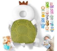 Mushplushies Head Protector, Adjustable Baby Head Protection Backpack, Mush Plush Head Protection Backpack, Mushplushies Backpack, Head Protection Pillow for Walking Crawling (Turtle)