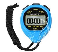 MUSHPORT Waterproof Stopwatch Timer Only Stopwatch with ON/Off, No Clock No Date No Countdown Silent Stopwatch Simple Basic Operation, Digital Stopwatch for Swimming Coaches Kids Sports Practice