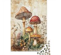 Mushroom 1000 Pieces Mini Jigsaw Puzzle for Adults | 70x50cm Cardboard, Living Room Decor, Durable Structure, Birthday Gift, Mind Relaxation