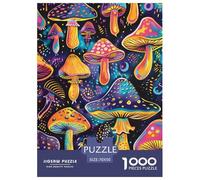 Mushroom 1000 Pieces Paper Jigsaw Puzzle What Happens Next Beautiful Decoration for Adults And Kids 70x50cm/1000pcs