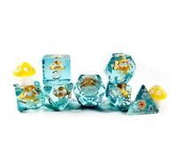 Mushroom 7PCS DND Polyhedral Dice Set, Cartoon Mushroom Dice for Role Playing Dice Games and RPG MTG Table Games