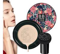 Mushroom Air Cushion - BB Cream Makeup, Lightweight Concealer Base, Hydrating Liquid Coverage, Smooth Blending Cream | Long-Lasting Makeup For Women Girls Friends Family