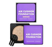 Mushroom Air Cushion CC Cream Foundation, Small Mushroom Moisture Cushion Foundation Is Easy to Apply Without Clogging Pores, BB Cream Concealing, Makeup, 4.1x7cm, 20g, Natural Color