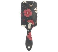 Mushroom and Floral Wet Brush Detangling Hair Brush for Girls Women Air Cushion Comb Wet And Dry Hairbrush Wetbrush