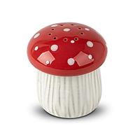 Mushroom Baking Soda Holder For Fridge Deodorizer Ceramic Baking Soda Fridge Holder Odor Absorber Container Smell Remover Cute Fridge Deodorizer Refrigerator Odor Eliminator(No Soda)