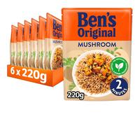 (Mushroom) BEN'S ORIGINAL Savoury Chicken Microwave Rice, Bulk Multipack 6 x 220g