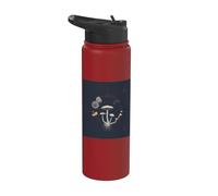 Mushroom Biology Diagram Mycology Science Stainless Steel Insulated Water Bottle