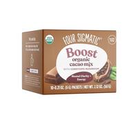 Mushroom Cacao Mix by Four Sigmatic | Organic Instant Cacao with Cordyceps, Ginger & Coconut | Supports Performance & Energy | Drink it or Bake with it | Vegan, Gluten-Free, Dairy-Free | 10 Count