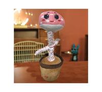 (Mushroom) Cactus Dancing Recording Plush Kids Toy Singing Talking Spining Decor Home Party