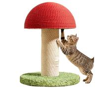 Mushroom Cat Climbing Post - Sisal Tower Cat Scratcher, Kittens Scratching Indoor Outdoor, Tall Cats | Pet Furniture Toy For Exercise Mental Stimulation Boredom Relief Home Apartment Floor