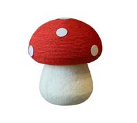 Mushroom Cat Scratcher, Cute Cat Scratching Post, Scratching Pole Pet, Portable, Interactive, 28x34cm, Or Pet Birthday Indoor Outdoor Boredom