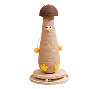 Mushroom Cat Scratching Post, Mushroom-Shaped Cat Scratching Post Kitten Scratcher Sisal Cat Scratchers Pole Pet Scratching Post with Interactive Cat Toy for Small Kittens