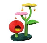 Mushroom Cats Nest Flower Cats Climbing Frame Cats Tree Two-in-one Sisal Pillar Cats Grinding Claw Flower Cats Paradise