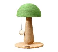 Mushroom Cats Scratching Post Climbing Tree Cats Scratcher with Teaser Toy Scratch Post Sisal Rope Furniture Protectors