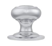 Mushroom Center Door Knob 86x70mm Satin Nickel Finish