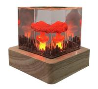 Mushroom Cloud Lamp, Mushroom Cloud Night Light - Resin Atmosphere Atomic Model Lamp, Nuclear Mushroom Cloud Shape Night Light for Bedroom, Desktop Decoration