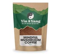 Mushroom Coffee 175g, by Yin & Yang Superfoods (35 Servings), Boost Focus & Immunity | Reishi, Lion's Mane, Brazilian Arabica Instant Coffee | Antioxidant Rich