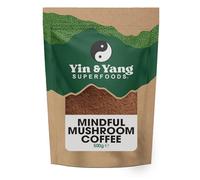 Mushroom Coffee 500g, by Yin & Yang Superfoods (100 Servings), Boost Focus & Immunity | Reishi, Lion's Mane, Brazilian Arabica Instant Coffee | Antioxidant Rich