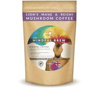 Mushroom Coffee - Dark Roast. Adaptogenic Coffee Super Blend 150g - Ground - With Lion’s Mane, Reishi, Collagen, Raw Cacao & MCT Oil Artisanal for Clarity, Focus & Energy - The Mindful Brew Co
