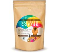 Mushroom Coffee with Lions Mane - Moka Pot Blend. Adaptogenic VEGAN Coffee Super Blend 150g - Ground - With Reishi, Raw Cacao & MCT Oil Artisanal for Clarity, Focus & Energy - The Mindful Brew Co