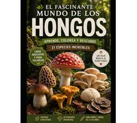 Mushroom Coloring Book/ 21 Mushroom Species/ Printable PDF/ Educational Coloring Pages/ Instant Digital Download