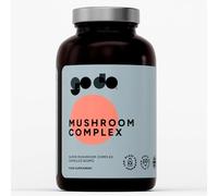Mushroom Complex 180 Capsules - Nootropics Cognitive Function - Supplement for Brain Health - UK Made - Chaga Cordyceps Lion's Mane Maitake Reishi Shiitake