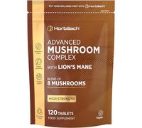 Mushroom Complex 8 | High Strength Lion's Mane Mushroom, Chaga, Cordyceps, Reishi, Shiitake & More | Providing Polysaccharides | 120 Capsules (2 Month Supply) | Vegan | by Horbaach