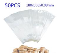 Mushroom Cultivation Bags With Filter Vent 50 Count For Efficient Mycelium Development On Grain Mediums Compatible With Standard Methods