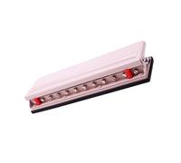 Mushroom Discbound Hole Puncher with Alignment Guide 12 Holes Paper Punches for Notebook Planner Document Binding Paper Cutter with Ruler