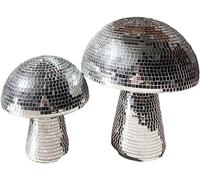 Mushroom Disco Ball,Glitter Disco Ball Mushroom Shape Home Art Decoration,for Home Decorations, Stage Props, Game Accessorie Supplies (2pcs)