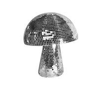 Mushroom Disco Ball, Silver Reflective Disco Ball, Disco Mirror Glitter Ball Creative, Dj Lighting Reflections Ball, Disco Ball Mushroom Light, For Bar, Party, Room, Table Decor (S)