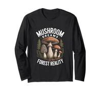 Mushroom Dreams Forest Reality Mystic Forest Long Sleeve T-Shirt