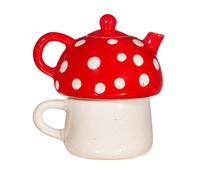 Mushroom/Fairy Toadstool House Salt and Pepper Set|Door Stop&MORE