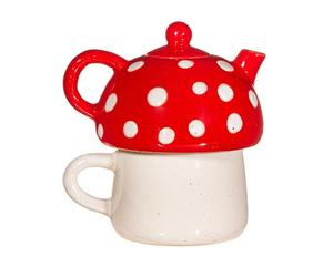 Mushroom/Fairy Toadstool House Salt and Pepper Set|Door Stop&MORE