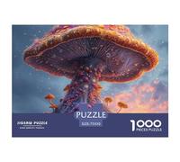 Mushroom for Adults Fun 1000 Pieces Anime Cartoon Thickened Wooden Puzzle Toy Intellectual Game Stress Relief Educational Toy Educational Game Home Decoration Educational Challenge 1000pcs