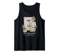 Mushroom Forager Field Notes Vintage Botanical Tank Top