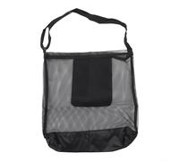 Mushroom Foraging Bag Mesh, Wild Mushroom Picking Sack with Pouch, Breathable Harvest Collector, Garden Vegetable Gathering Tote, Fruit Picking Mesh Bag With Adjustable Shoulder(Is black)