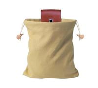 Mushroom Foraging Bag - Mushroom Picking Bag | Foldable Drawstring Harvest Pouch for Outdoor, Travel, Dog Training, Pu [Black], Se référer au descriptif, Refer to description