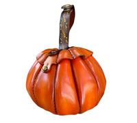 Mushroom Foraging Bag,Rock Collecting Bag - Pumpkin Designed PU Leather Fanny Pack for Outdoor Gathering Egg Gathering Acorn Collecting Dog Treat