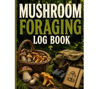 Mushroom Foraging Log Book: Large 8.5 x 11 Field Journal for Wild Mushroom Hunters , 200 Pages to Track Locations, Habitat, Spore Prints, Identification Notes & Sketches