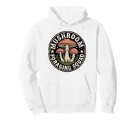 Mushroom Foraging Squad Vintage Mycology Hunter Pullover Hoodie