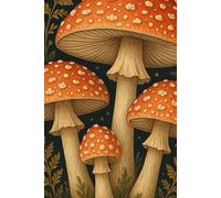 Mushroom Forest Elegance: A Whimsical Nature-Inspired Notebook for Writing & Journaling