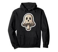 Mushroom Ghost Spooky Cottagecore Halloween Pullover Hoodie